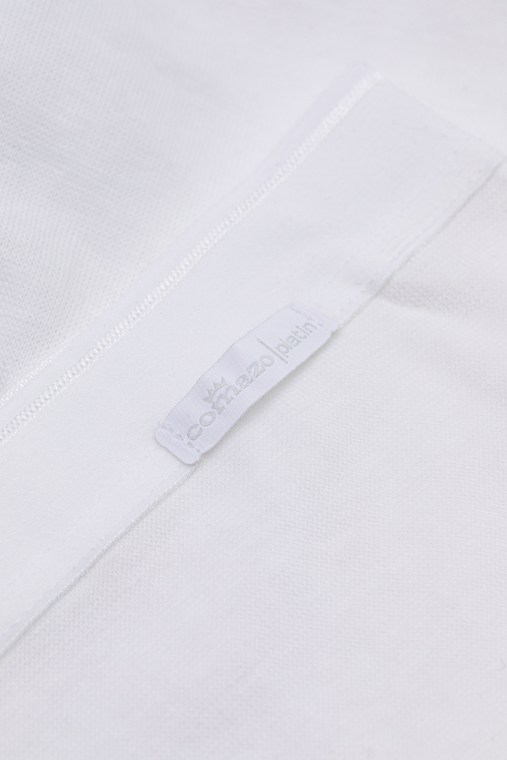 Detailbild Midi-Slip von Comazo in der Farbe Weiß Feinripp-Qualität