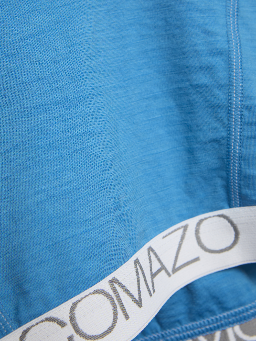 Detailansicht Comazo Damen Bustier aus Merinowolle Farbe Blue