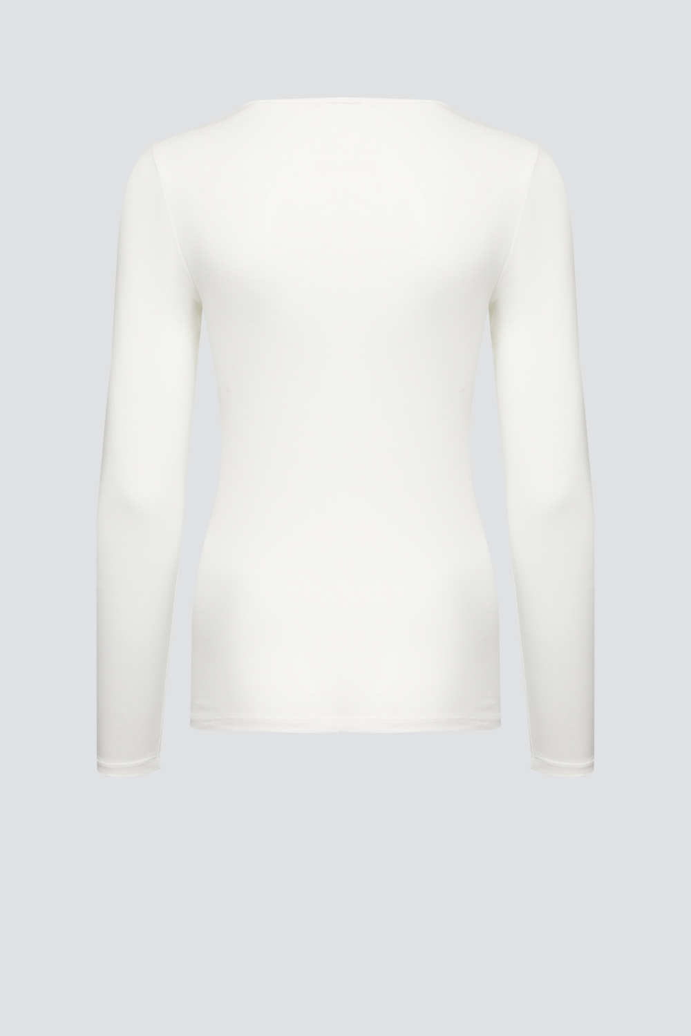 Produktbild Rückansicht Comazo Damen Shirt langarm Farbe Weiß