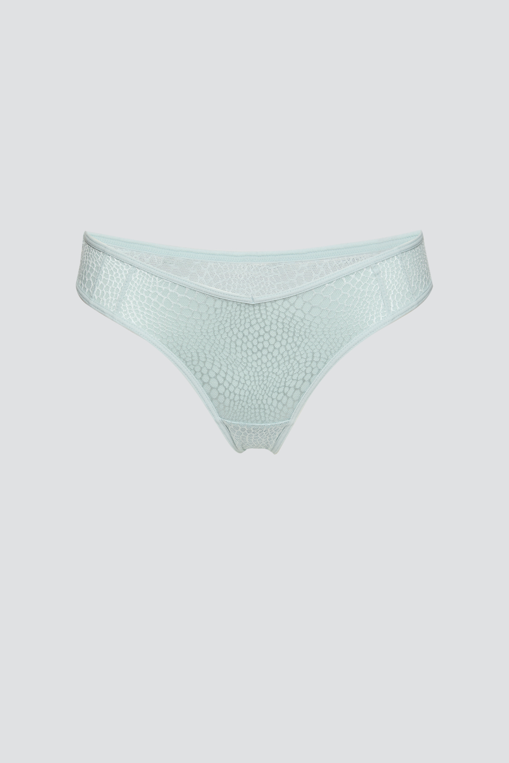 Produktbild Vorderansicht Comazo Damen String Farbe Waterblue