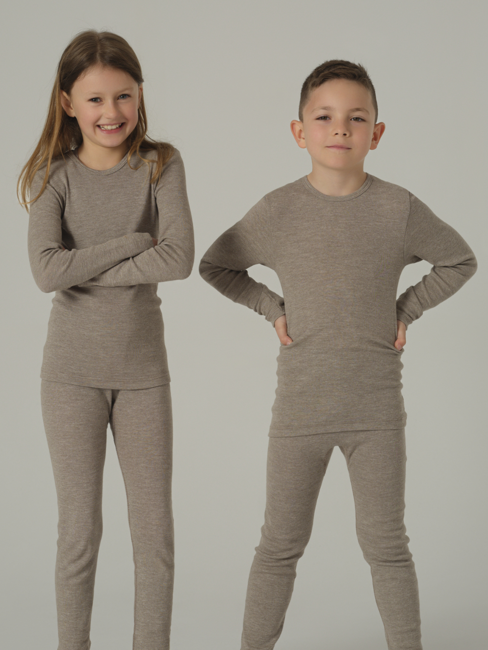 Kinder Shirt mit Wolle-Seide