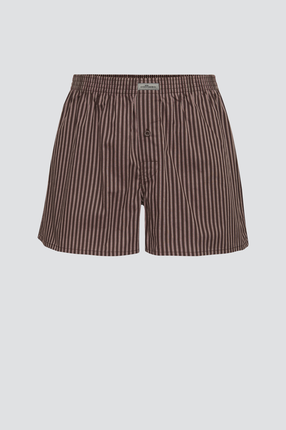 Produktbild Vorderansicht Comazo Herren Boxershorts in Rot gestreift