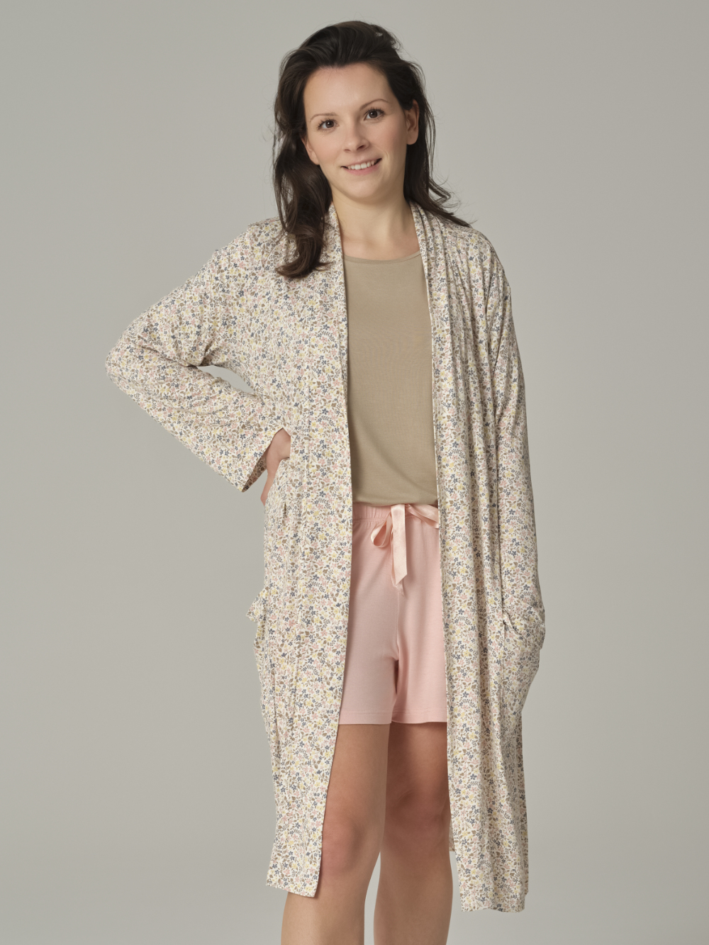 Loungejacke aus Viskose