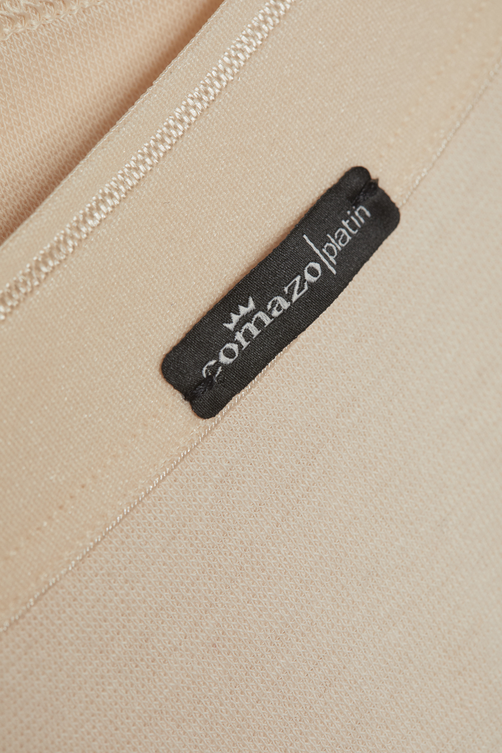 Detailbild Jazz-Pants von Comazo in der Farbe Puder Feinripp-Qualität