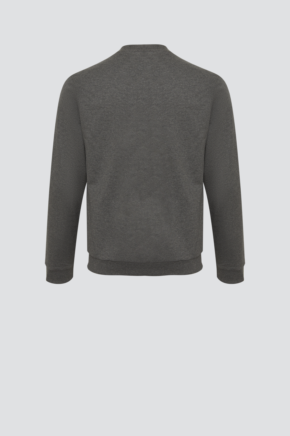 Produktbild Rückansicht Comazo Herren Blouson Jacke mit Reißverschluss Farbe Anthrazit-Melange