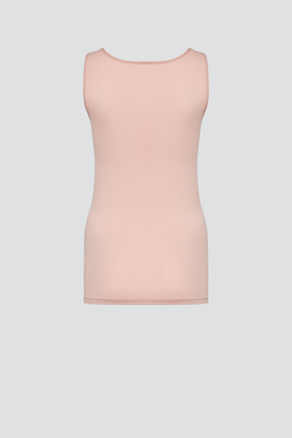 Produktbild Rückansicht  Unterhemd Achselträger mit Supimabaumwolle von Comazo in der Farbe Blush
