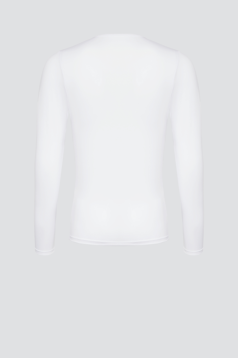 Produktbild Rückansicht Shirt langarm von Comazo in der Farbe Weiß mit BeSoCool Technologie