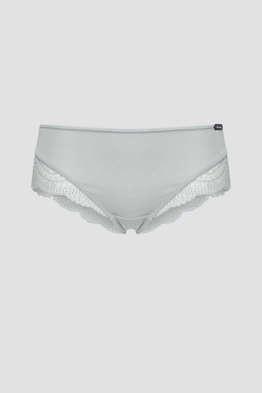 Produktbild Vorderansicht Comazo Damen Hipster Farbe Dust aus Modal mit Spitze