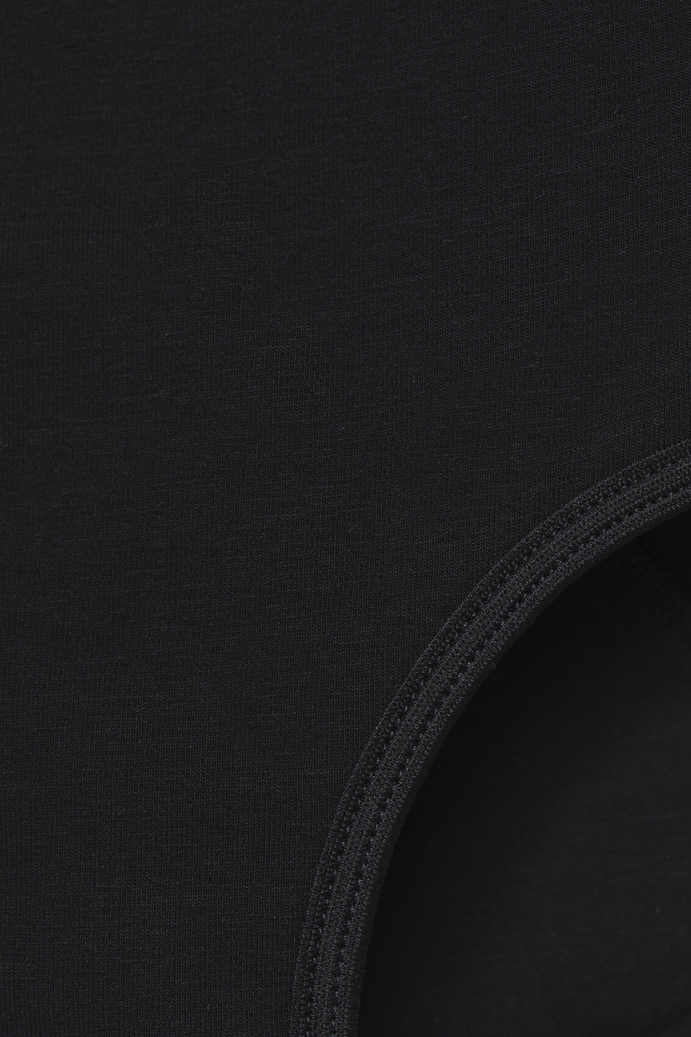 Detailbild Fairtrade Perioden-Pants "Medium" von Comazo in der Farbe Schwarz mit integriertem Auslaufschutz