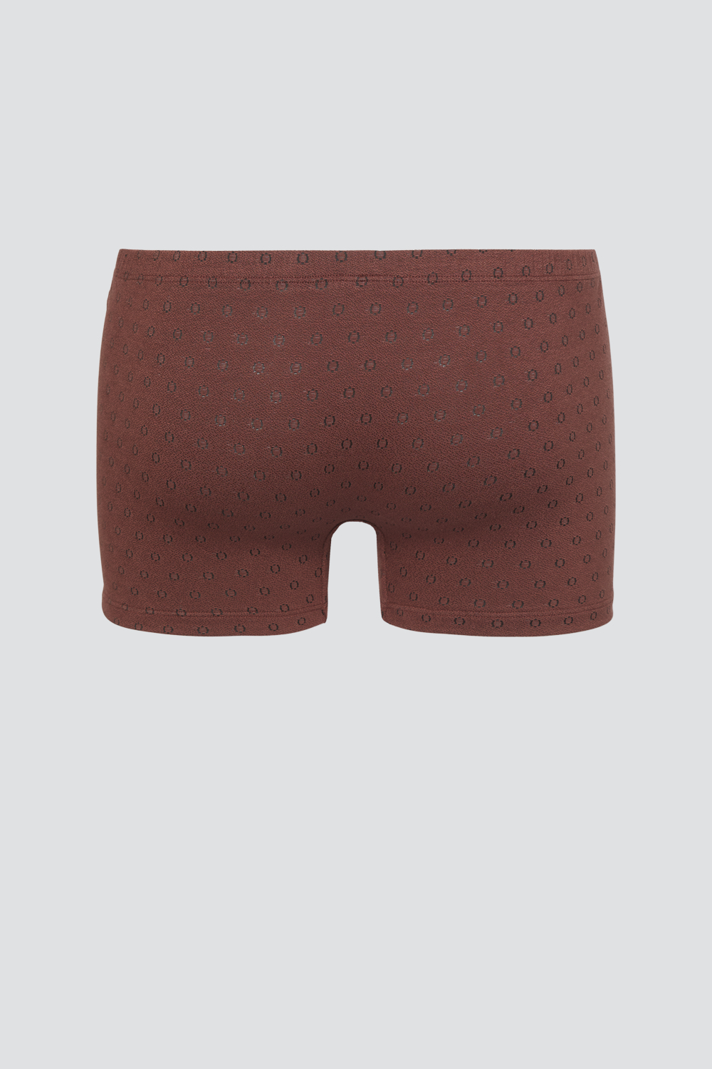 Produktbild Rückansicht Trunks von Comazo in der Farbe Cognak mit schwarzen Kreisen