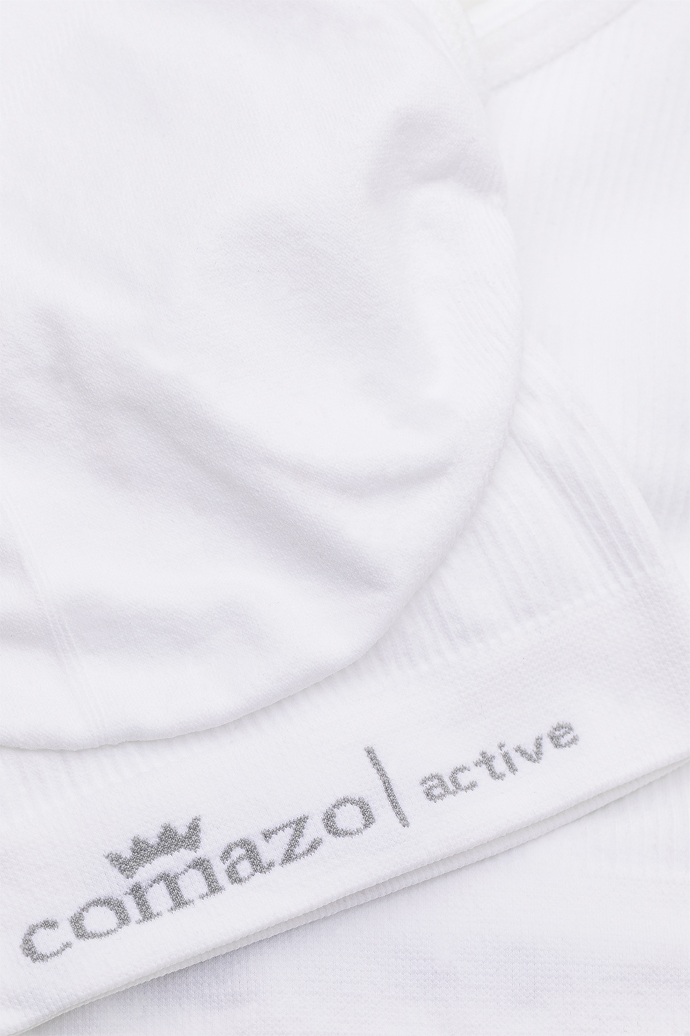 Detailbild Seamless Soft-BH/Sport BH von Comazo in der Farbe Weiß