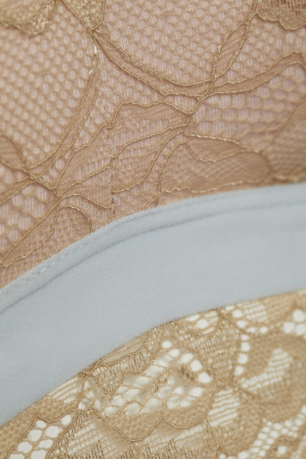 Detailbild Comazo Damen Soft-Bra mit Spitze aus Viskose Farbe Puderrosa