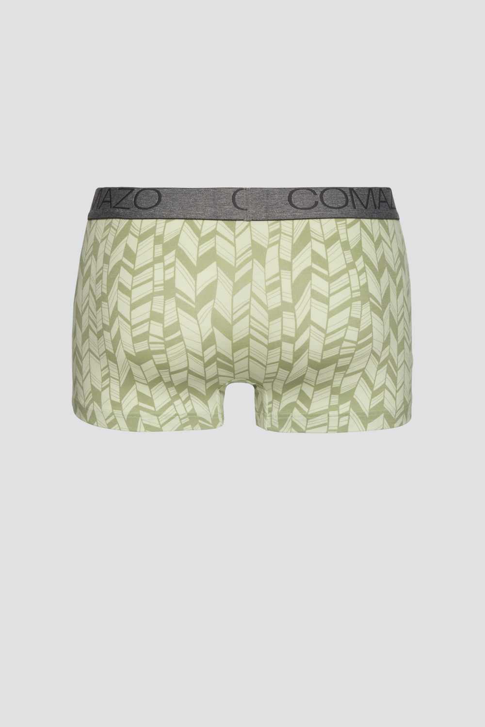 Produktbild Rückansicht Comazo Herren Pants kurz Farbe Lime Cream bedruckt