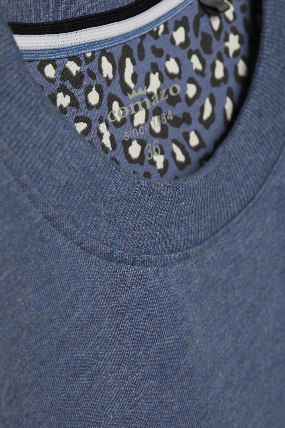 Detailbild Comazo Damen Sweatshirt Farbe Jeans meliert