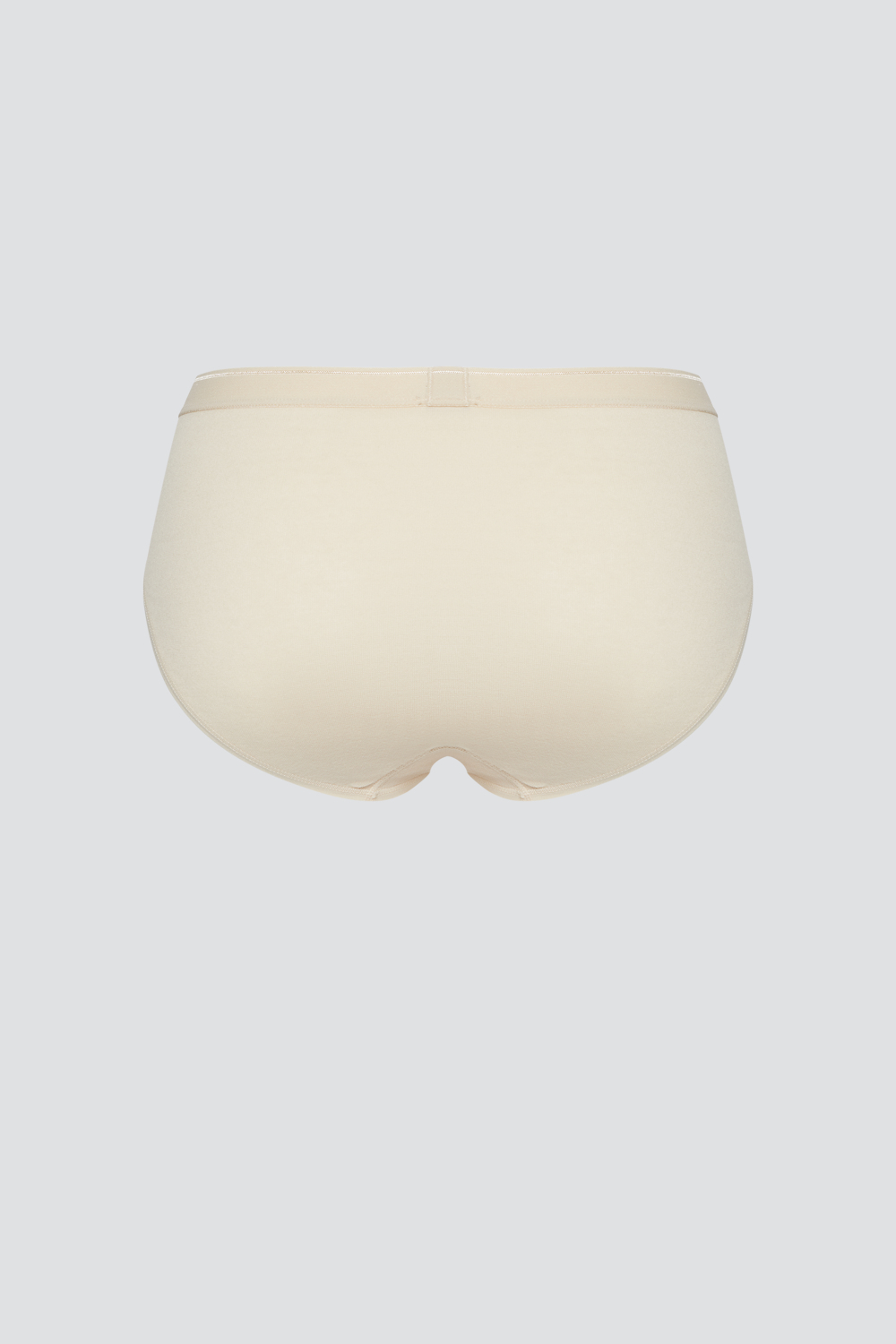 Produktbild Rückansicht Midi-Slip von Comazo in der Farbe Puder Feinripp-Qualität