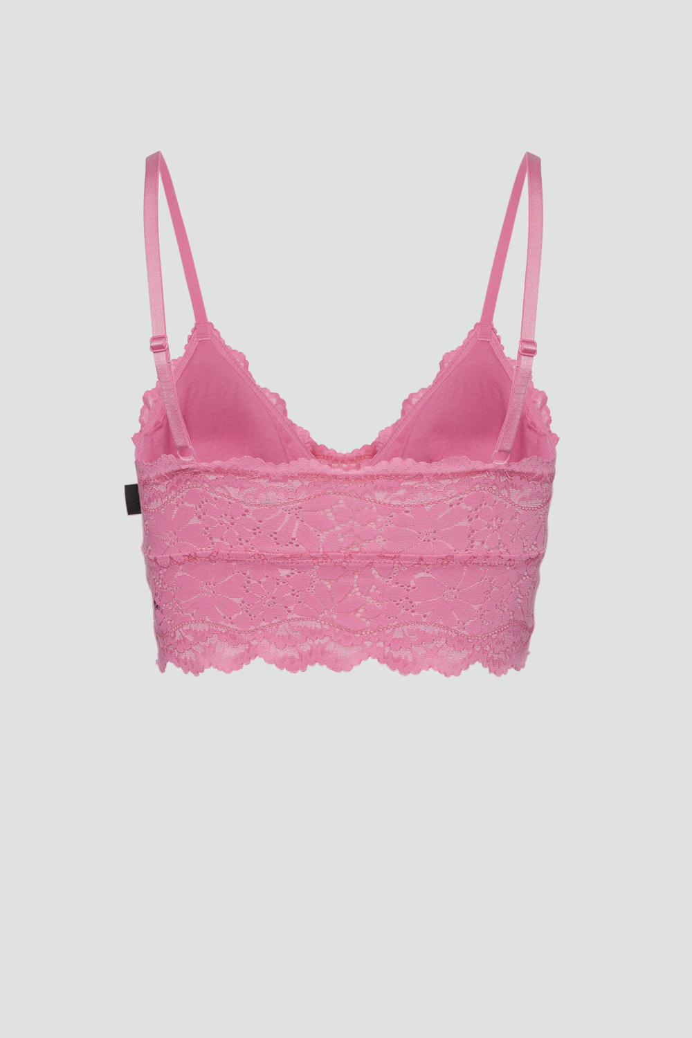 Produktbild Rückansicht Soft BH mit Spitze für Damen Farbe Pink