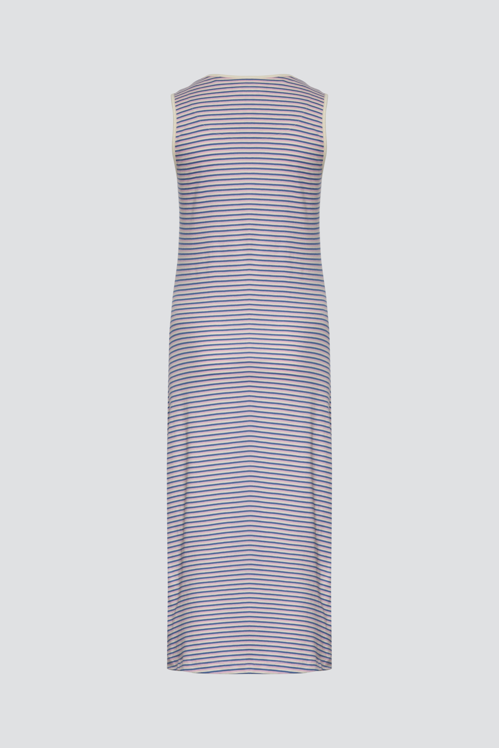 Produktbild Rückansicht Nachthemd von Comazo aus 100% Baumwolle in Pink geringelt