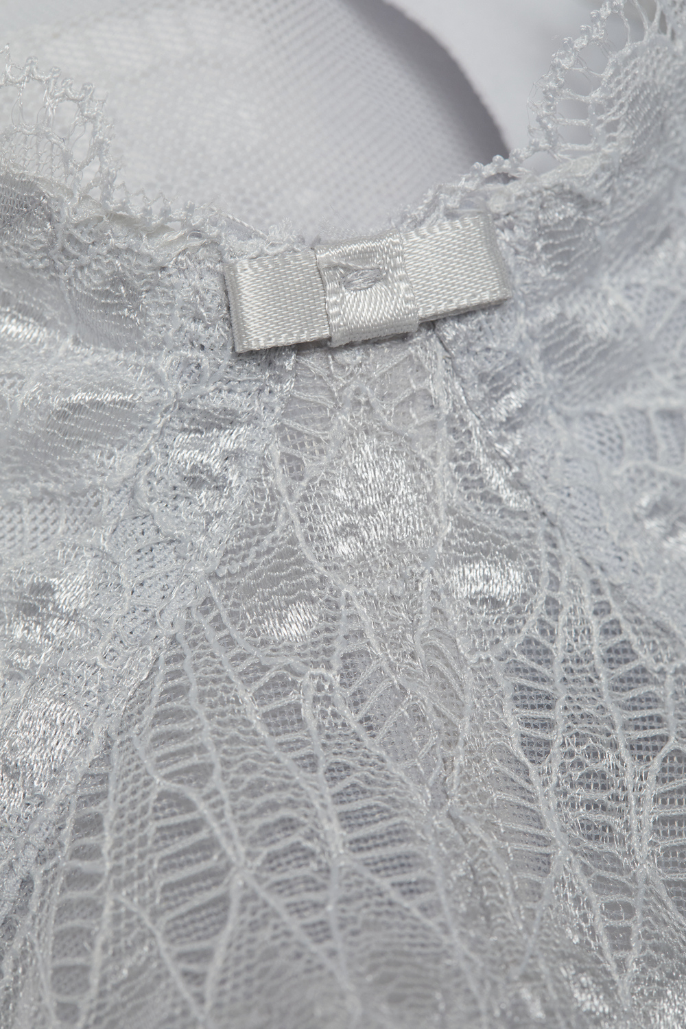 Detailbild Comazo Spitzen-BH ohne Bügel Farbe Silber