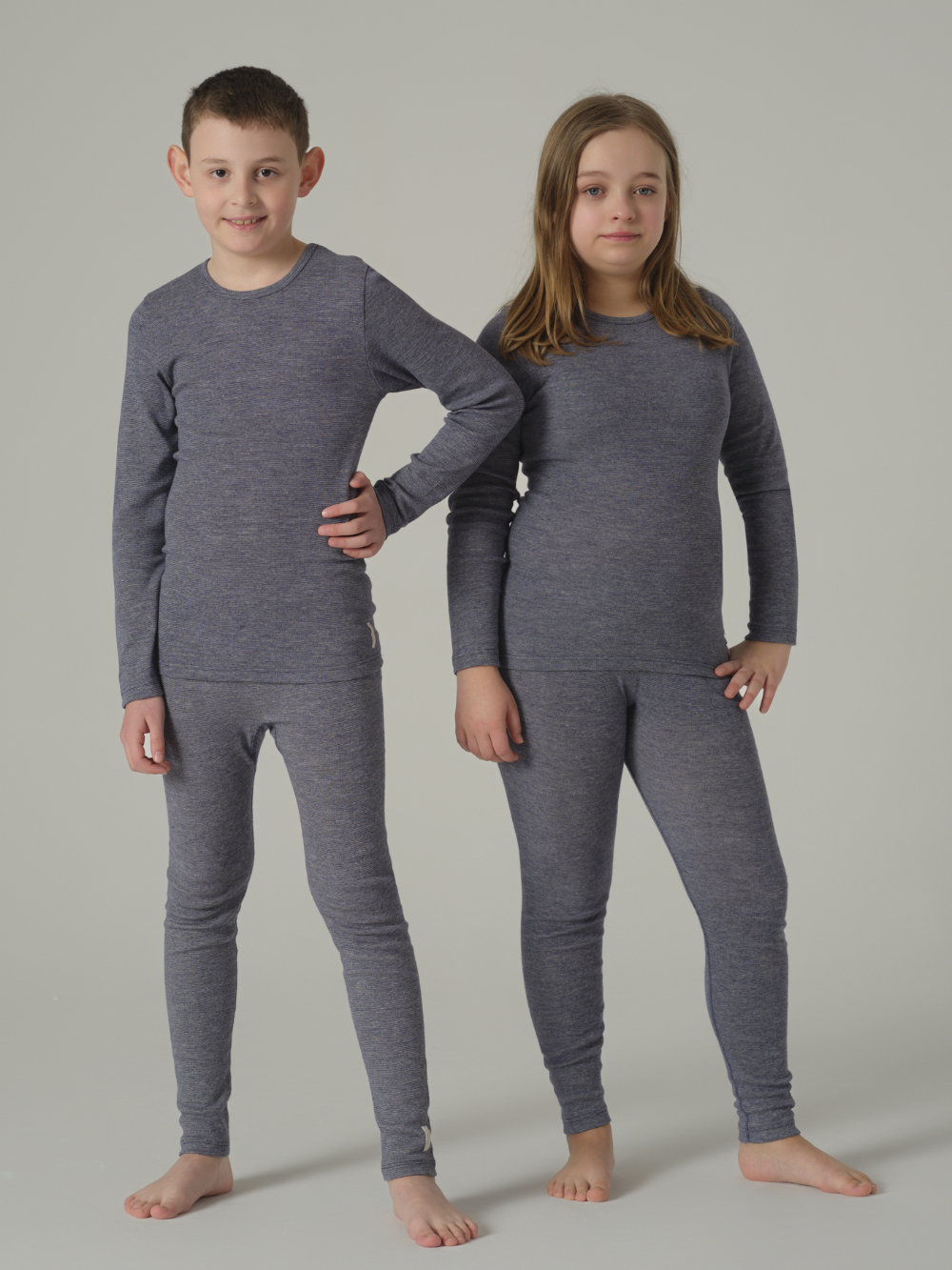 Kinder Leggings mit Wolle-Seide