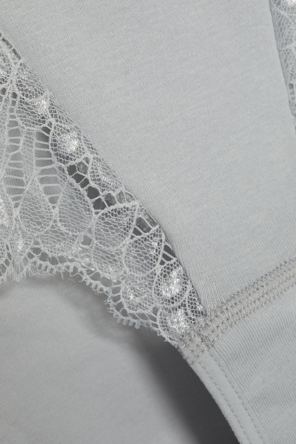 Detailbild Comazo Jazz-Pants mit Spitze Farbe Silber