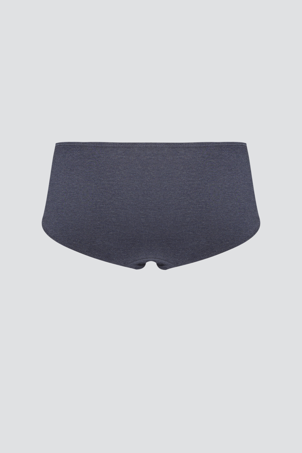 Produktbild Rückansicht Fairtrade Panty von Comazo in der Farbe Marine-Melange