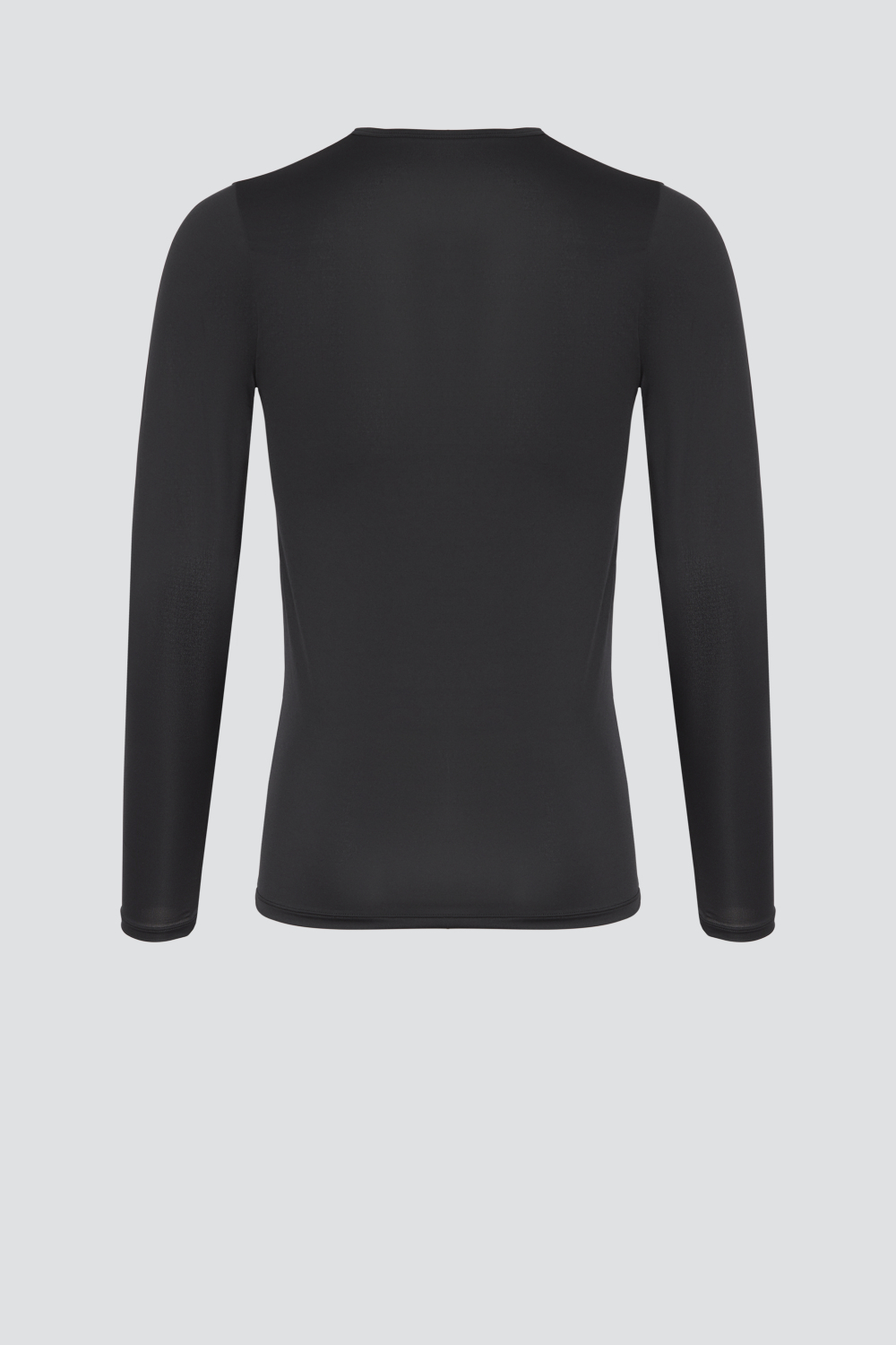 Produktbild Rückansicht Shirt langarm von Comazo in der Farbe Schwarz mit BeSoCool Technologie