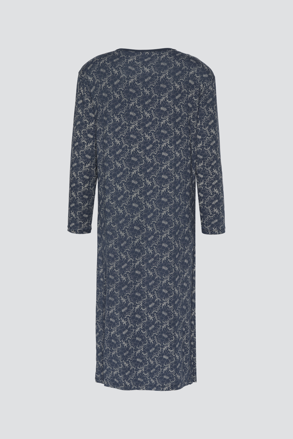 Produktbild Rückansicht Comazo Damen Nachthemd Farbe Marine aus Mircomodal