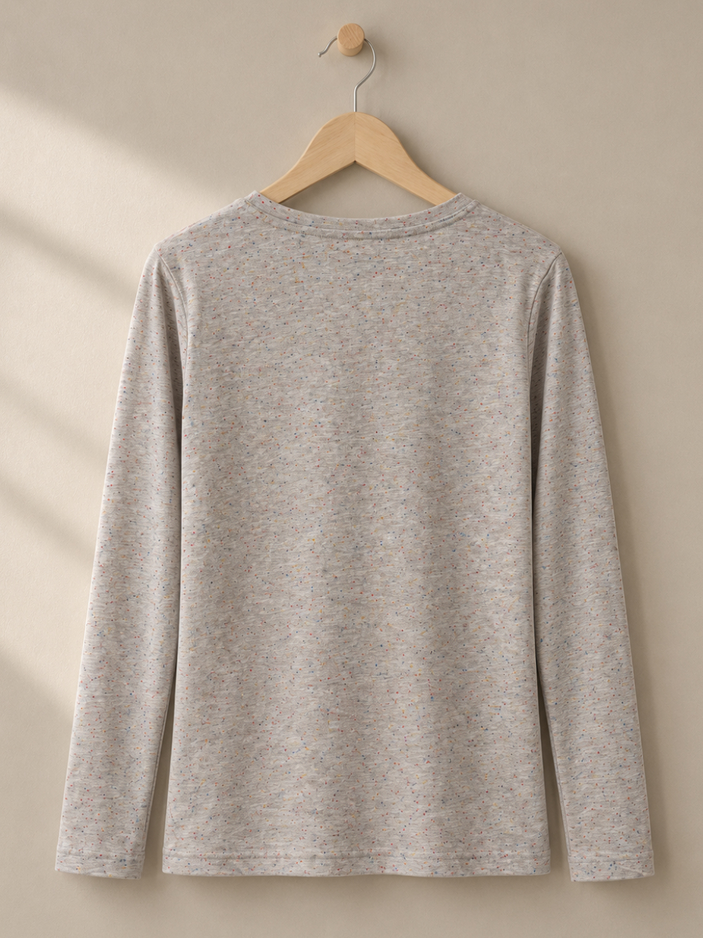 Basic shirt long-sleeved