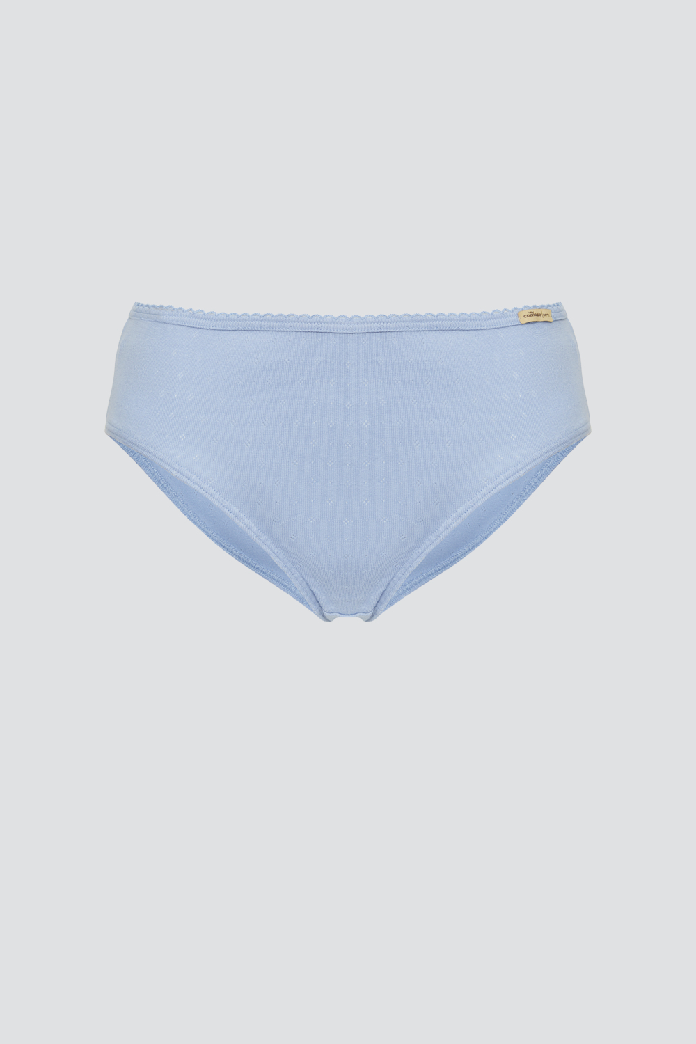 Jazz-Pants mit Ajour-Struktur, GOTS zertifiziert