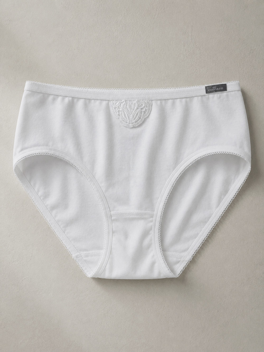 Midi-Slip aus Baumwolle