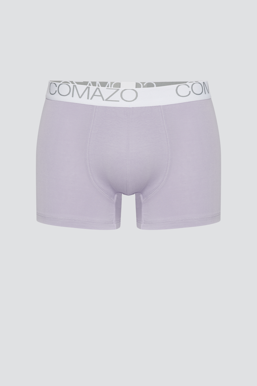 Product image front view Comazo men's trunks in purple