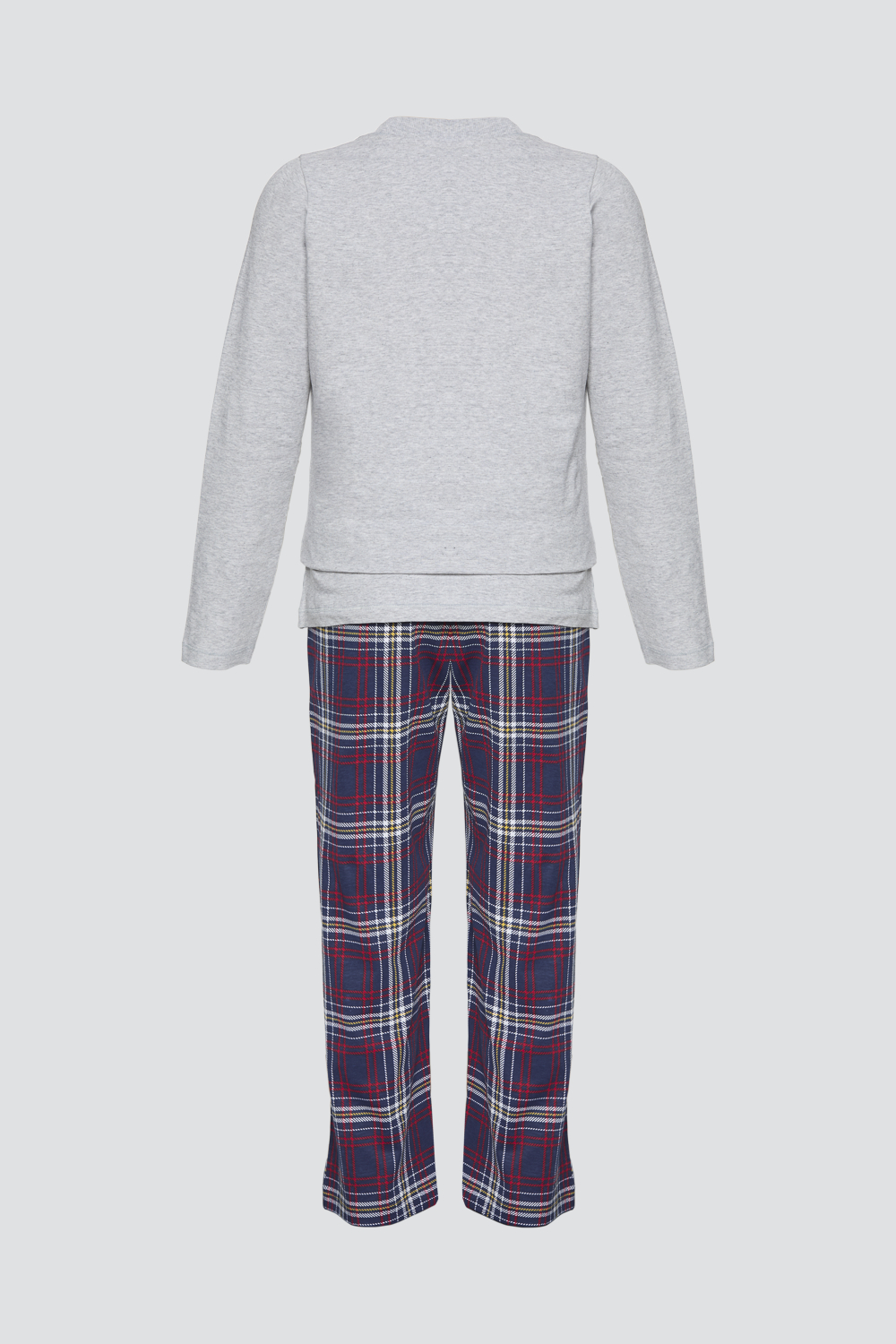 Produktbild Rückansicht Comazo Mädchen Schlafanzug Farbe Karo