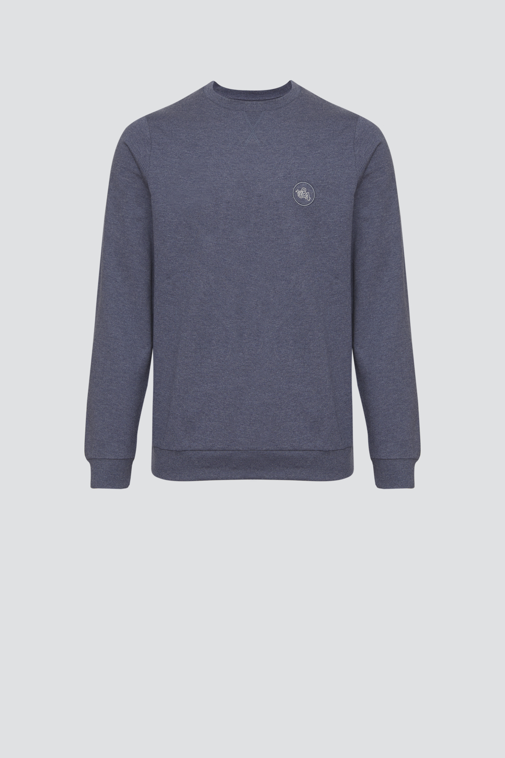 Produktbild Vorderansicht Comazo Herren Sweatshirt Farbe Dunkelblau-Melange