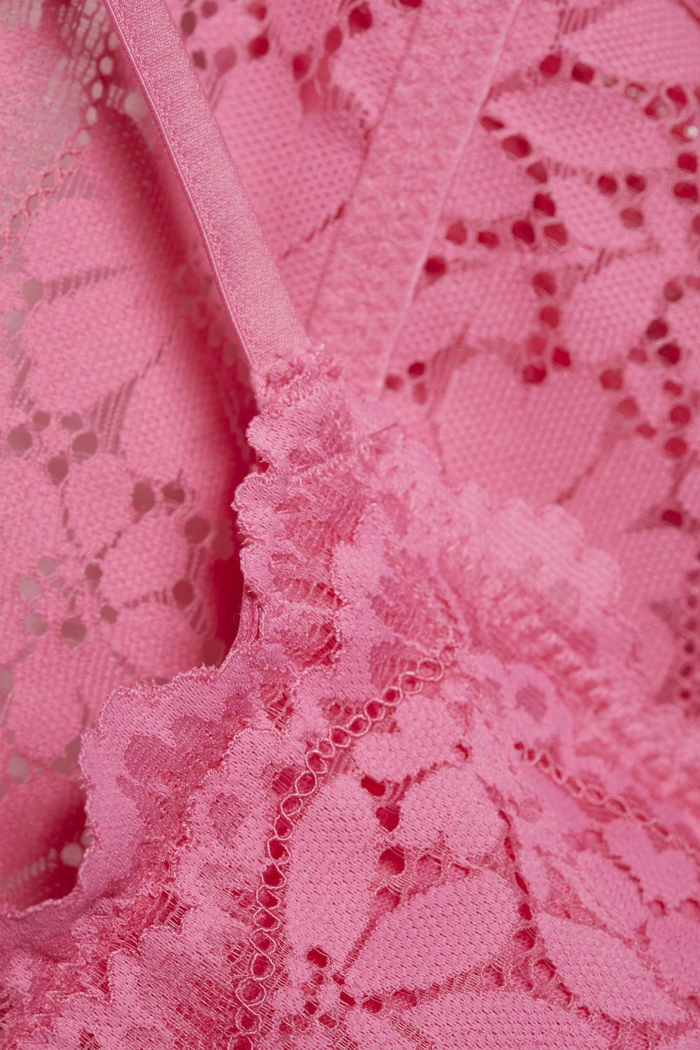 Detailbild Soft BH mit Spitze für Damen Farbe Pink