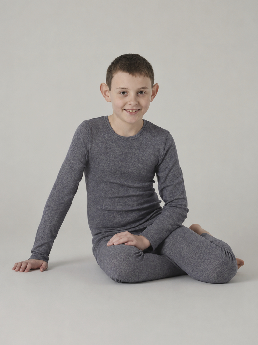 Kinder Shirt mit Wolle-Seide