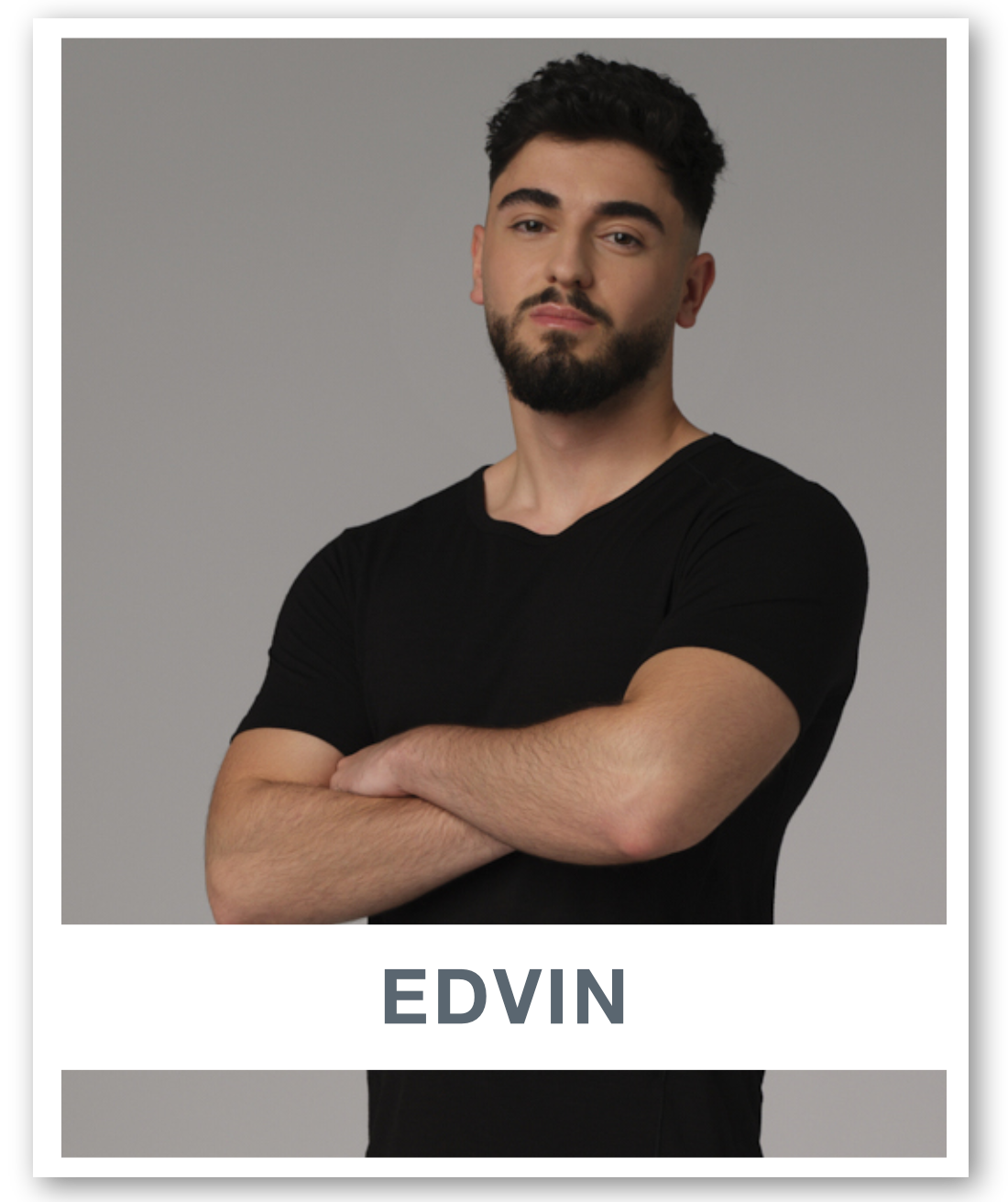 Comazo Mitarbeiter Edvin als Fotomodel