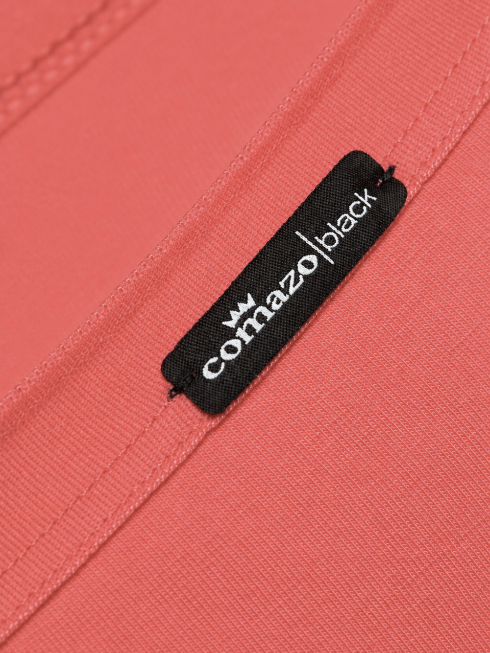Detailbild Midi-Slip mit Supimabaumwolle Farbe Koralle